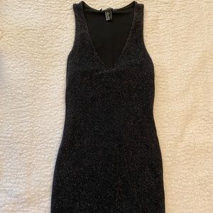 Sparkly bodycon mini dress. Size XS.